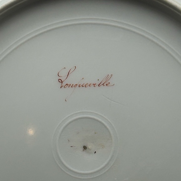 Antique MR France Limoges portrait plate signed - Picture 6 of 7